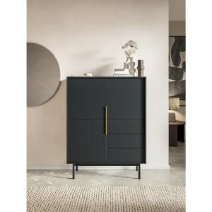 Dressoir Viva 3D3S Zwart