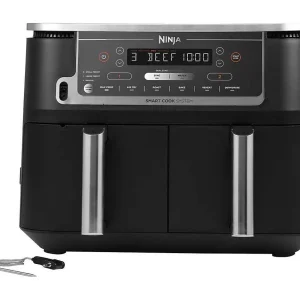 Friteuse Ninja Foodi Dual Zone AF451EU 2600 W Zwart Friteuse Ninja Foodi Dual Zone AF451EU 2600 W Zwart