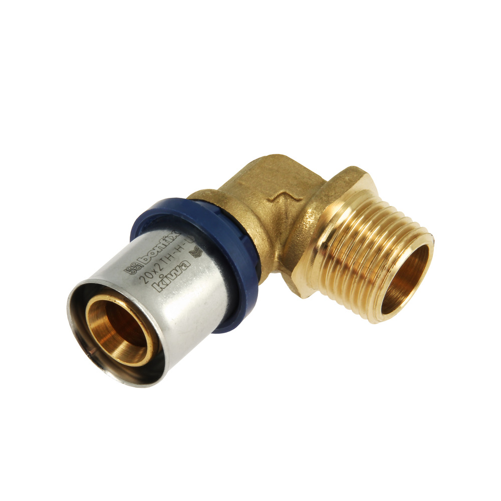 Bonfix Alu-pers Knie 3/4" buitendraad x 20 mm