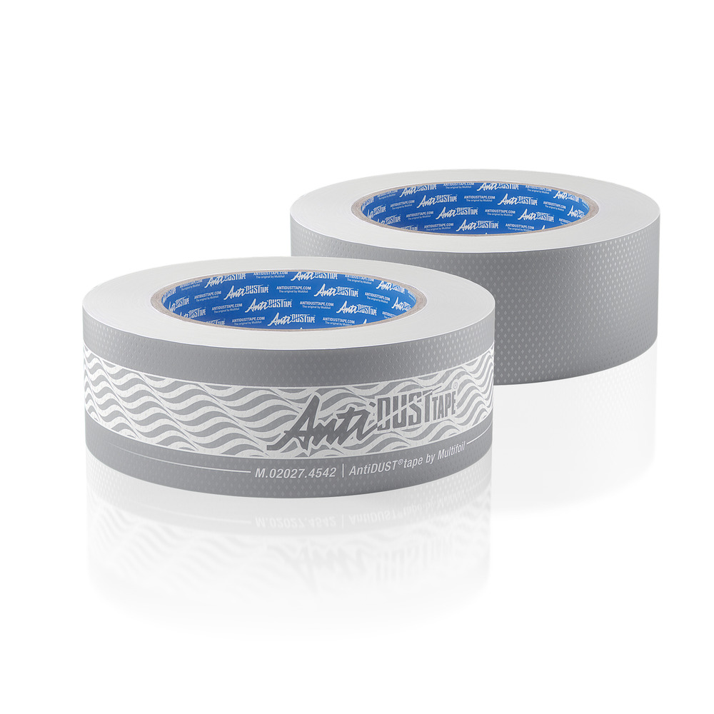 ALWO Tape Set Anti Dust Grijs Geperforeerd en Gesloten 4,3cm x  6,5m