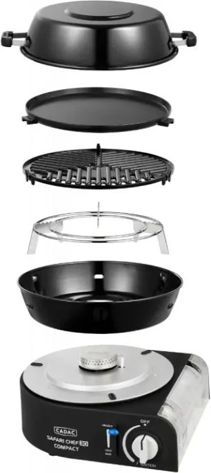 Cadac gasbarbecue Safari Chef 30 Compact 35 x 30 x 23 cm