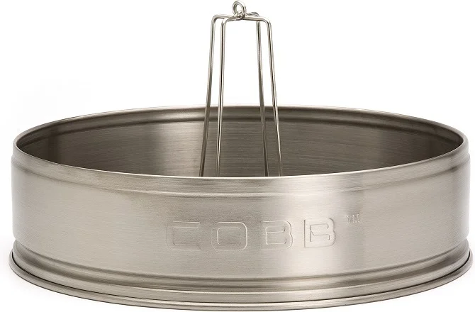 Cobb deksel verhoger met standaard zilver D 30 H 8 cm