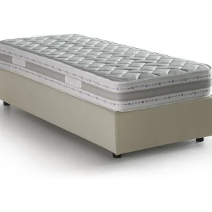 Talamo Italia Eenpersoonsbed Rachele Beige Inclusief Matras Afneembaar, Opslag Made in Italy Talamo Italia Eenpersoonsbed Rachele Beige Inclusief Matras Afneembaar, Opslag Made in Italy
