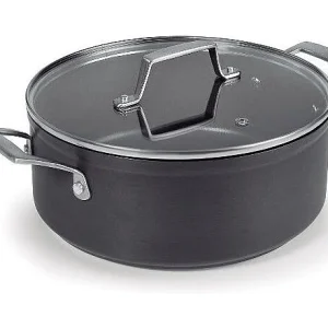 Faitout Geanodiseerd 16cm +CV Lacor – Antiaanbaklaag QuanTanium – Alle Warmtebronnen – 1.5L – 2 jaar garantie