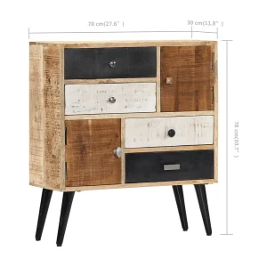 Dressoir 70x30x78 cm massief mangohout Dressoir 70x30x78 cm massief mangohout