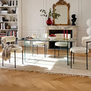 Eettafel COLEDON – 8 personen – Gehard glas Eettafel COLEDON – 8 personen – Gehard glas