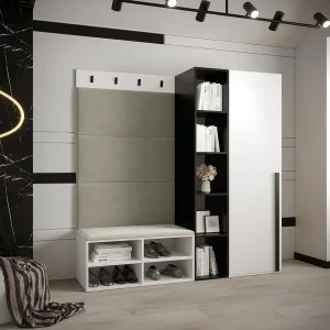 Garderobeset Miro 1 184/164/42 (Wit/Manila 02) Garderobeset Miro 1 184/164/42 (Wit/Manila 02)