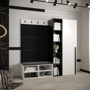 Garderobeset Miro 1 184/164/42 (Wit/Manila 18) Garderobeset Miro 1 184/164/42 (Wit/Manila 18)