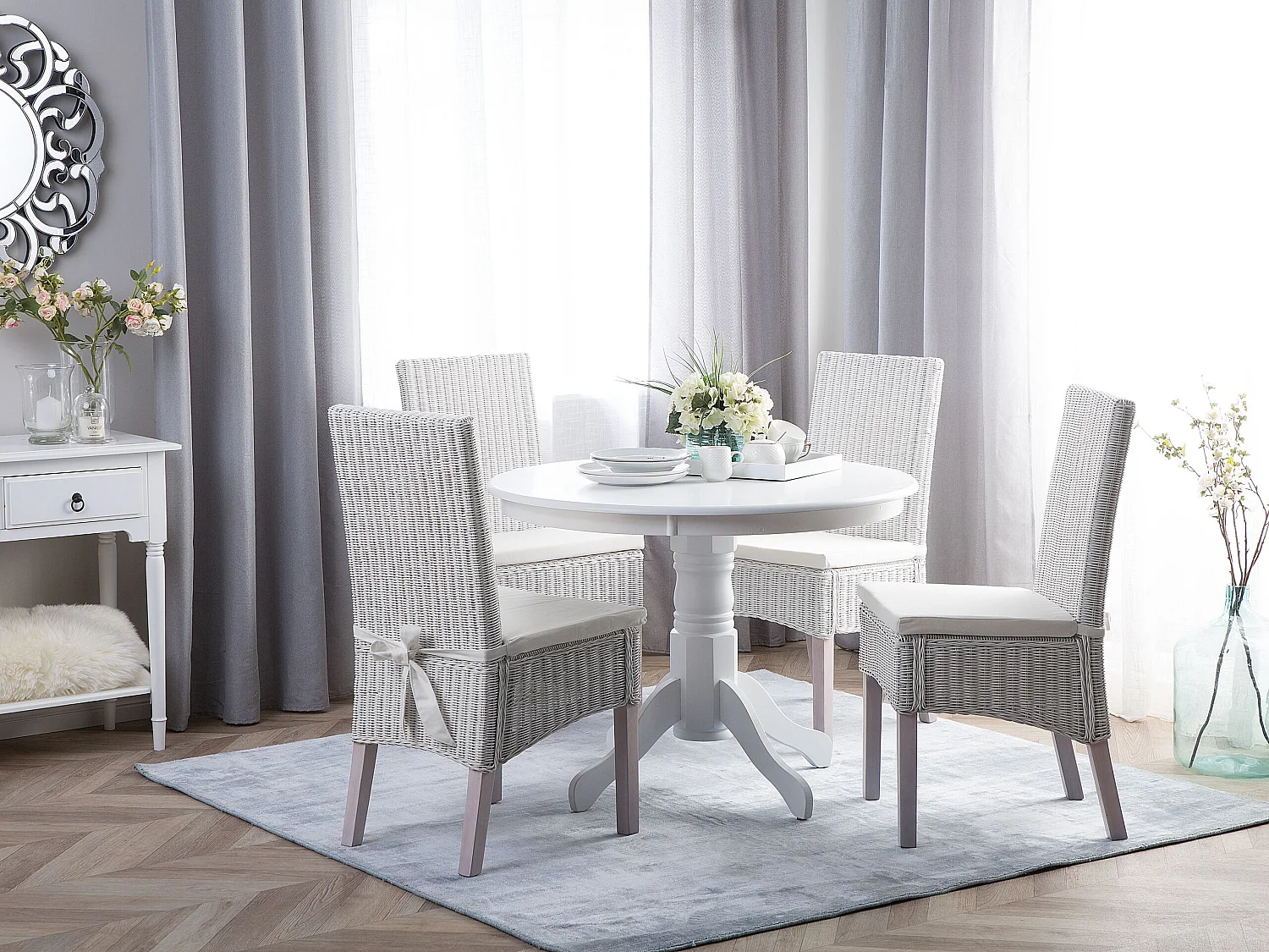 Eettafel AKRON Wit 100 cm 100 cm