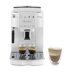 Espresso Volautomaat DELONGHI ECAM220.21.WW Wit – 3 Directe Recepten, Thermoblock, 250g Bonenreservoir, Programmeerbaar Waterfilter Espresso Volautomaat DELONGHI ECAM220.21.WW Wit – 3 Directe Recepten, Thermoblock, 250g Bonenreservoir, Programmeerbaar Waterfilter