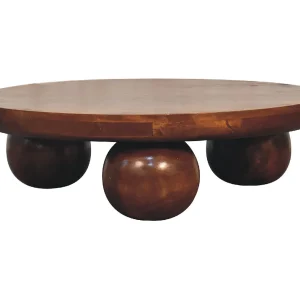 Artisan Furniture Massief houten tafel Chestnut Central Ball