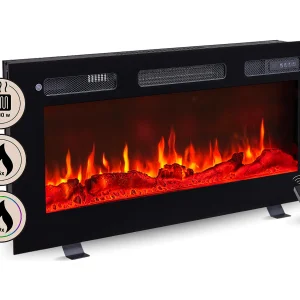 Elektrische haard BALDERIA Leif 36 – 3in1 – zwart Elektrische haard BALDERIA Leif 36 – 3in1 – zwart