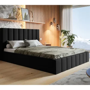 Emporius tweepersoonsbed 140 x 200 cm Moris – bed met opbergruimte, bed 140×200 cm – fluweel Zwart (Jasmine 100) Emporius tweepersoonsbed 140 x 200 cm Moris – bed met opbergruimte, bed 140×200 cm – fluweel Zwart (Jasmine 100)
