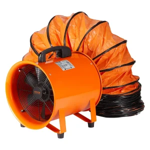 Extractieventilator SucceBuy 406.4mm 900W, Industriële Ventilatie met 10m Irriguurslang Extractieventilator SucceBuy 406.4mm 900W, Industriële Ventilatie met 10m Irriguurslang