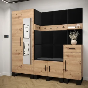 Garderobekast Artin 13 196/200/46 (Artisan Oak/Manila 18) Garderobekast Artin 13 196/200/46 (Artisan Oak/Manila 18)