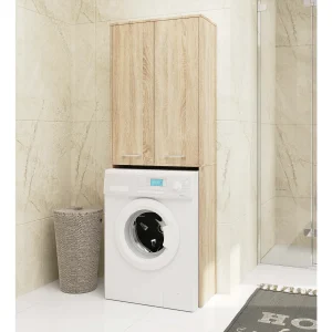 Fin Staande Kast 180cm voor Wasmachine – Sonoma Eiken Fin Staande Kast 180cm voor Wasmachine – Sonoma Eiken
