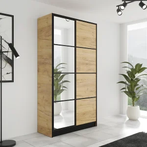 Draaideurkast EDEN – 2 Deuren – Model 2 – Eik Craft Goud Draaideurkast EDEN – 2 Deuren – Model 2 – Eik Craft Goud