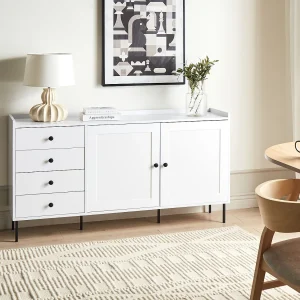Dressoir met 2 deuren ALCOVE Wit Dressoir met 2 deuren ALCOVE Wit