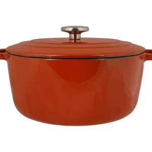 Geëmailleerde Gietijzeren Braadpan COSY & TRENDY Ø28 cm 6,15 L Voor Alle Vuursoorten Inductie met Roestkleurige Deksel Geëmailleerde Gietijzeren Braadpan COSY & TRENDY Ø28 cm 6,15 L Voor Alle Vuursoorten Inductie met Roestkleurige Deksel