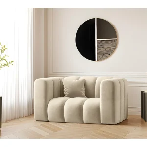 Fauteuil, bank Grand modulaire stof Salvador Beige Fauteuil, bank Grand modulaire stof Salvador Beige