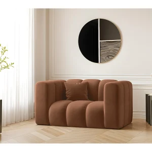 Fauteuil, bank Grand modulaire stof Salvador Brown Fauteuil, bank Grand modulaire stof Salvador Brown