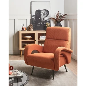 Fauteuil SVALOV Corduroy Oranje