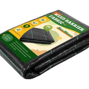 Dripex 1m x 10m onkruidbestrijdingsdoek, tuinvlies, 90 g/m², scheurvast onkruidbestrijdingsdoek, rol, waterdoorlatend en zeer UV-bestendig