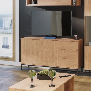 Dressoir 150 cm Dallas – Natuurlijk Hickory Dressoir 150 cm Dallas – Natuurlijk Hickory