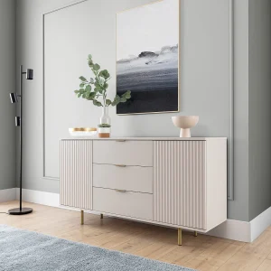 Dressoir 150 cm Nubia – Kasjmier en Goud Dressoir 150 cm Nubia – Kasjmier en Goud