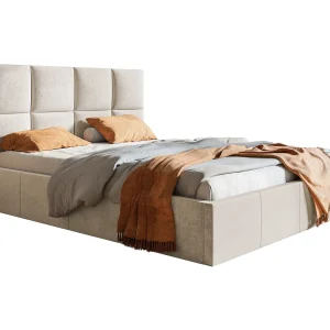 Emporius gestoffeerd bed 180 x 200 Fado – tweepersoonsbed met opbergruimte – fluweel Beige (Jasmine 21) Emporius gestoffeerd bed 180 x 200 Fado – tweepersoonsbed met opbergruimte – fluweel Beige (Jasmine 21)