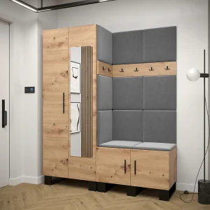 Garderobekast Artin 14 196/158/46 (Artisan Oak/Manila 16) Garderobekast Artin 14 196/158/46 (Artisan Oak/Manila 16)