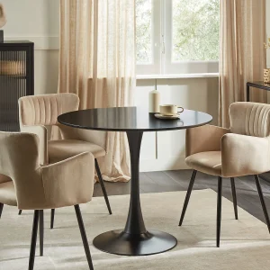 Eettafel BOCA Zwart 90 cm 90 cm Eettafel BOCA Zwart 90 cm 90 cm