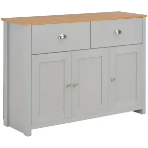 Dressoir 112x35x81 cm grijs Dressoir 112x35x81 cm grijs