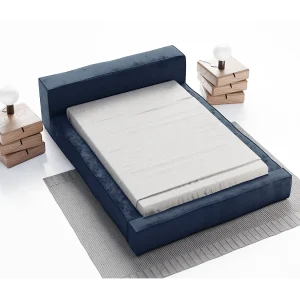 Emporius gestoffeerd bed tweepersoonsbed 140×200 Bueno – lattenbodem, opbergruimte – fluweel – Blauw (Infinity 11) Emporius gestoffeerd bed tweepersoonsbed 140×200 Bueno – lattenbodem, opbergruimte – fluweel – Blauw (Infinity 11)
