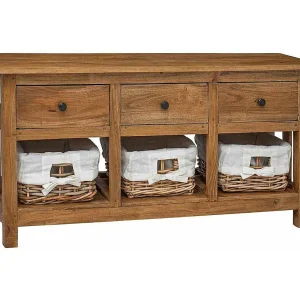 Dressoir 100x30x50 cm massief mahoniehout Dressoir 100x30x50 cm massief mahoniehout