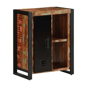 Dressoir 55x35x70 cm massief gerecycled hout meerkleurig Dressoir 55x35x70 cm massief gerecycled hout meerkleurig