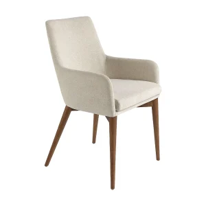 Eetkamerstoel met beige stof 4048 ANGEL CERDA Eetkamerstoel met beige stof 4048 ANGEL CERDA
