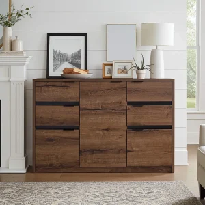 Dressoir Martin K3D4SZ – 135 cm – Monastery Eiken / Zwart Hoogglans Dressoir Martin K3D4SZ – 135 cm – Monastery Eiken / Zwart Hoogglans