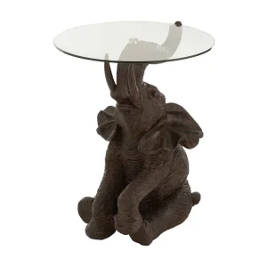 Dumbo donkerbruine hars bijzettafel L 50,5 cm Dumbo donkerbruine hars bijzettafel L 50,5 cm