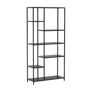 ElAlto wandkast 6 planken zwart. ElAlto wandkast 6 planken zwart.