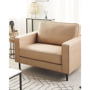 Fauteuil kunstleer beige SAVALEN Fauteuil kunstleer beige SAVALEN