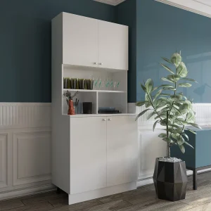 Dressoir Opa, Wit, L 80 cm Dressoir Opa, Wit, L 80 cm