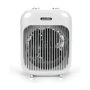 Elektrische heteluchtverwarmer Scholtes 2000W wit, IP21, 3 standen, instelbare thermostaat, draagbaar, ideaal voor badkamer 20m² Elektrische heteluchtverwarmer Scholtes 2000W wit, IP21, 3 standen, instelbare thermostaat, draagbaar, ideaal voor badkamer 20m²