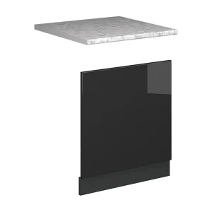Frontpaneel antraciet hoogglans 60×1.6×67.4 fame-line