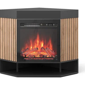 Elektrische haard zwart 100x73x80 lynea Elektrische haard zwart 100x73x80 lynea
