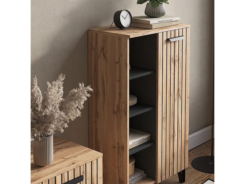 Dressoir bruin 35x60.2x110 amber