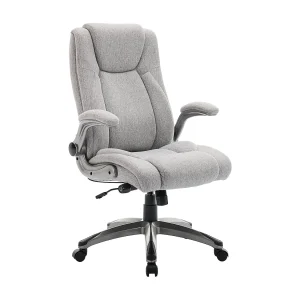 Ergonomische bureaustoel – Draaibare directiestoel, draagvermogen 150 kg – Grijs Ergonomische bureaustoel – Draaibare directiestoel, draagvermogen 150 kg – Grijs