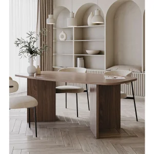 Eettafel 190×100 cm – rechthoekig – houtlook noten Wisconsin – PIANO Eettafel 190×100 cm – rechthoekig – houtlook noten Wisconsin – PIANO