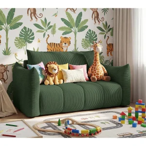 Flo slaapbank, voor kinderen, Poso, groen (14) Flo slaapbank, voor kinderen, Poso, groen (14)
