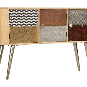 Dressoir 120x30x75 cm massief mangohout Dressoir 120x30x75 cm massief mangohout